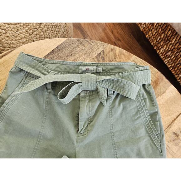 Vineyard Vines High Waisted Utility Pants Women's Size 2 Olive Green - Picture 5 of 9